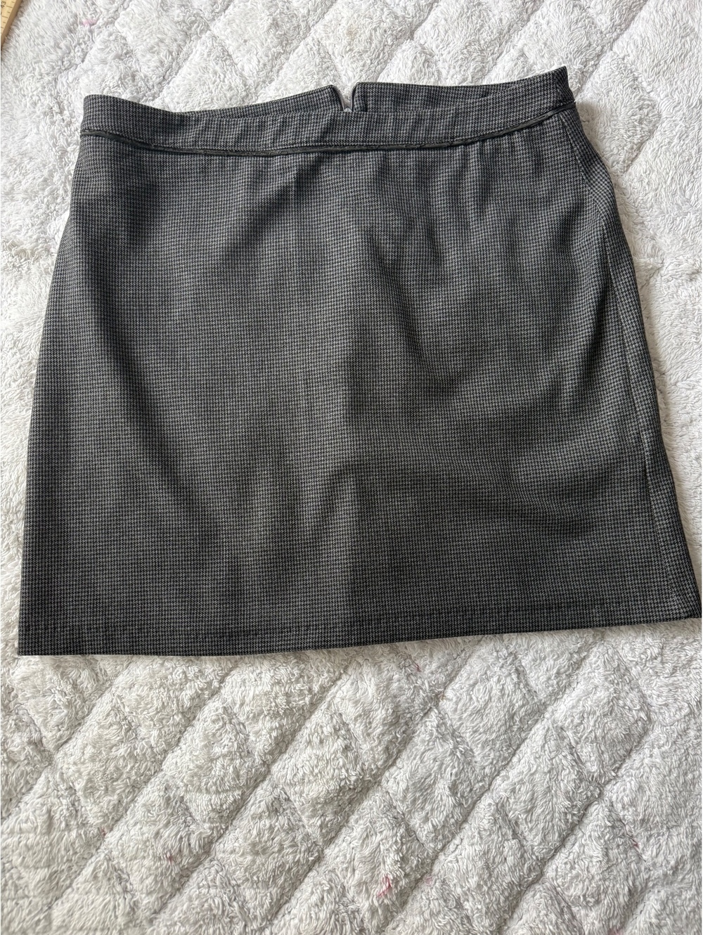 Koton Women's Grey Mini Skirt Size EUR 42 UK 14 Polyester Acrylic Blend